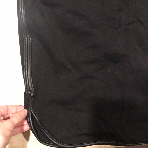 NWT black loft skirt with faux letter piping 00P - Picture 5 of 8